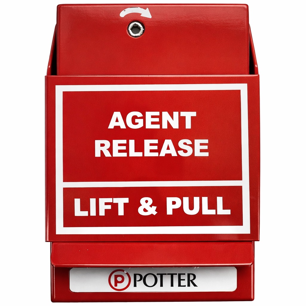 1000627 Potter RMS-1T-WP-LP Red SPST Dual Action Weather Proof - AGENT RELEASE - Red