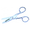 Show product details for 10517C Platinum Tools Electrician's 5" Scissor-Run Scissors