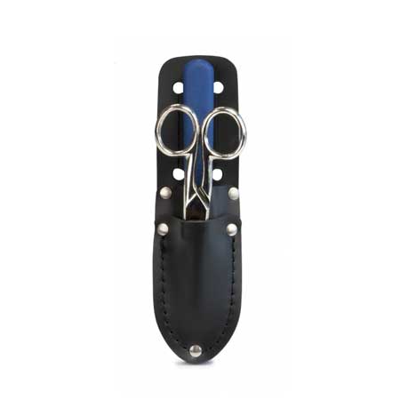 10521C Platinum Tools Leather Pouch for Knife and Scissors