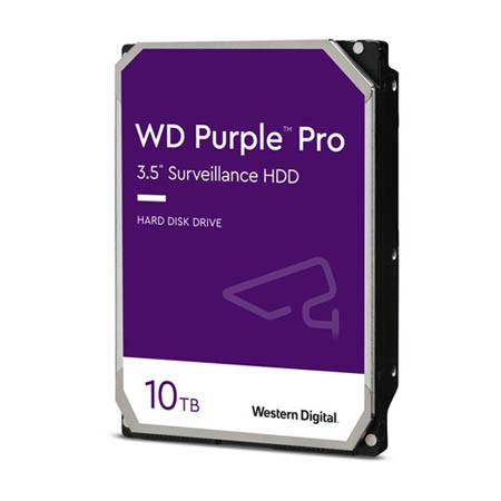 10TB-PURP Western Digital Purple 10TB Surveillance Grade Hard Drive