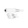 Show product details for 110126X Vanco Adapter 1/4" Stereo Jack to 2-RCA Jack