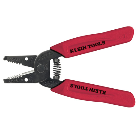 11046 Klein tools Wire Stripper-Cutter, Flat Design for 16-26 AWG Stranded Wire