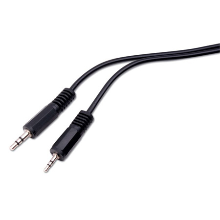 110460 Vanco Cable 3.5mm Stereo Plug to 2.5mm Stereo Plug Cable 12ft