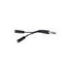 Show product details for 110523X Vanco 1/4" Stereo Plug to 2 3.5mm Stereo Jacks
