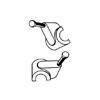 Show product details for 120009 Vanco Clips RG59 Nail-In Black 10PK