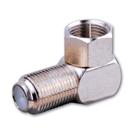 120011X Vanco Adapter Female to Female Right Angle Gold
