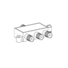 Show product details for 120019 Vanco Splitter 3-Way 75 Ohm Gold