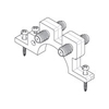 Show product details for 120024X Vanco Ground Block Dual Female Gold