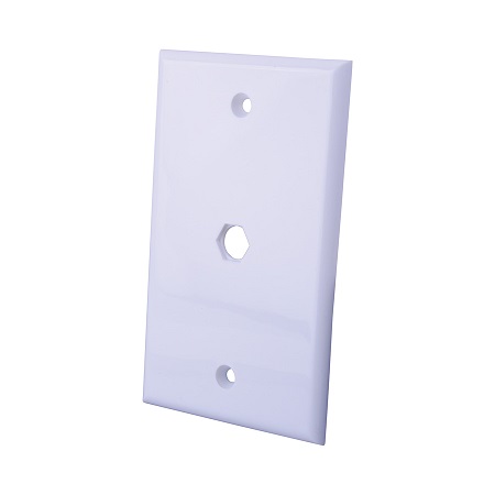 120065 Vanco Wall Plates Hex Hole Light Almond