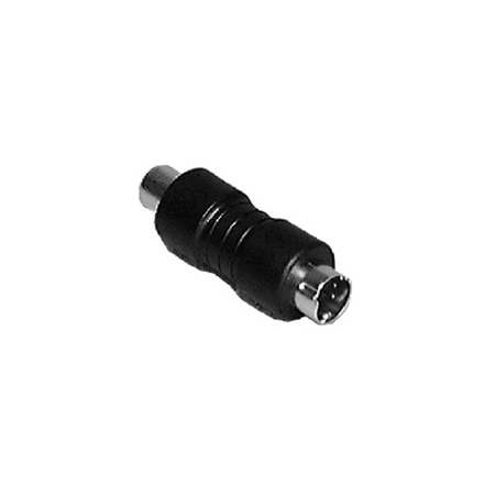 120074 Vanco S-Video Mini Din 4 Pin Male Plug to RCA Female Jack