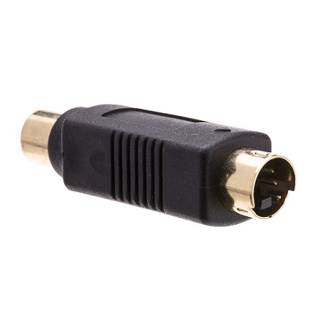 120074X Vanco Adapter S-Video Mini Din 4 Pin Male to RCA Female Jack