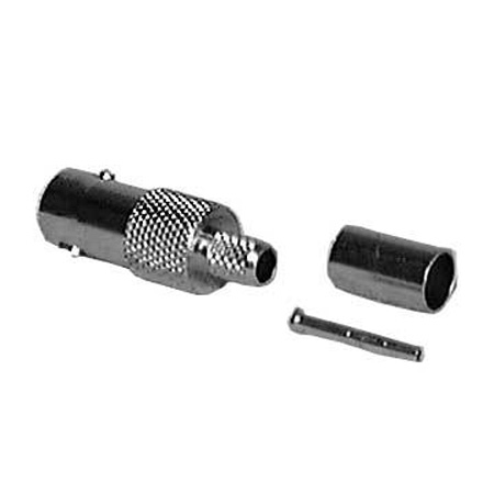 Vanco Crimp-On BNC Female Connector, 3 Piece