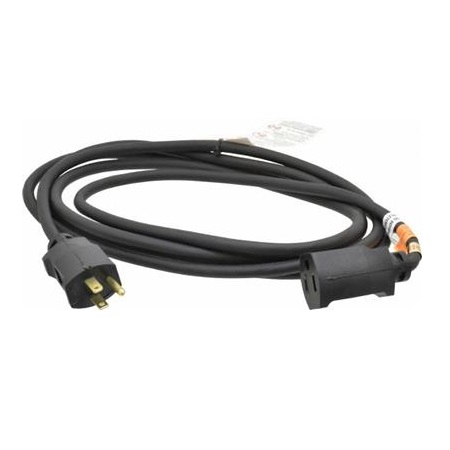 12240008 Southwire Tools and Equipment 16/3 SJEOW 10' Cord Set, Black