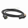 Show product details for 12240008 Southwire Tools and Equipment 16/3 SJEOW 10' Cord Set, Black