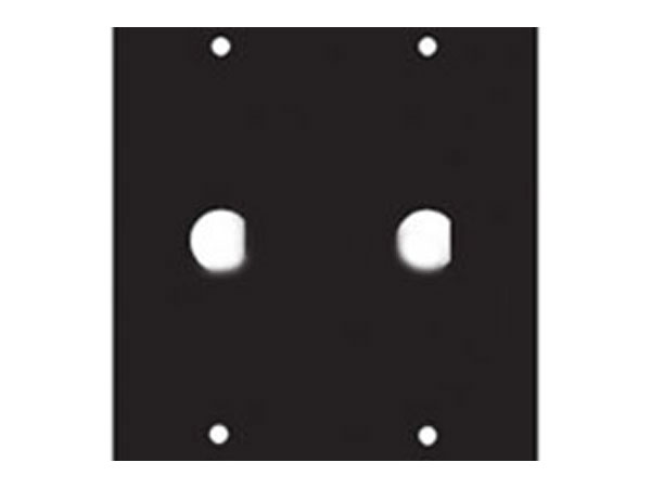1/2BNC2 Middle Atlantic UCP Module, for 1/2" Diameter BNC Shells, Most Insulated Shells and Fuses, Fits 2 Connectors
