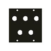 Show product details for 1/2BNC5 Middle Atlantic UCP Module, for 1/2" Diameter BNC Shells Fits 5 Connectors