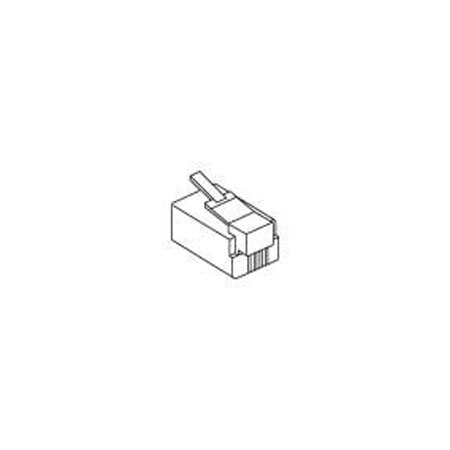 130015ULX Vanco Plug Modular 6P4C Flat Stranded UL 15u