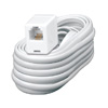 Show product details for 130053 Vanco Cord Extension Modular Plug/Jack 25 ft White