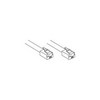 Show product details for 130068 Vanco Cord Modular Phone 4C Thin 7 ft Silver