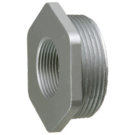 1307-2 Arlington Industries 4" X 2-1/2" Hex Reducing Bushings - Pack Of 2