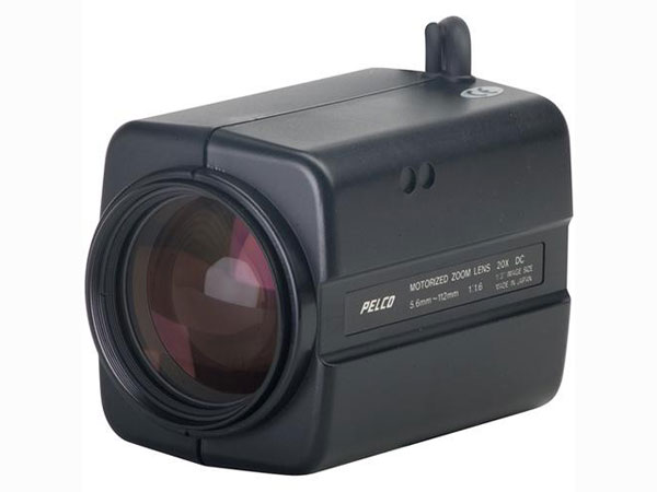 13ZD5.6X20 Pelco Lens 1/3-inch Motorized Zoom 20X 5.6-112mm Focal Length Auto-Iris DC Drive