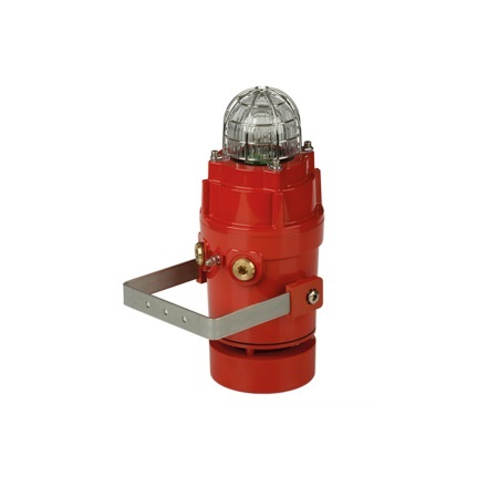1430566-3 Potter D1XC1X05RDC024CN1A1RR 115dB(A) Alarm Horn & 12CD Xenon Strobe - Radial Type Horn - Red Lens