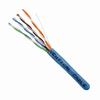 Show product details for 151-102/BL Vertical Cable 151-102 Series 24 AWG 4 Unshielded Twisted Pair Solid Bare Copper CMR Non-Plenum Cat5e Cable - 1000' Pull Box - Blue