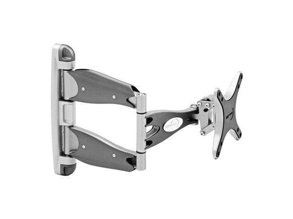 17HDARM-S Omnimount Small HD Articulated Retractable Mount fits most 13" - 24" flat panels - Silver