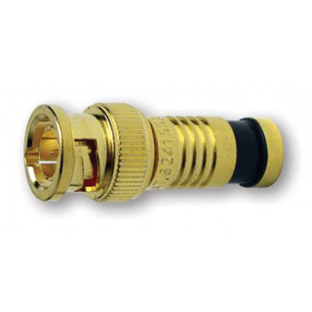18026 Platinum Tools BNCRG6 Compression - Gold Plated - 6 Pack