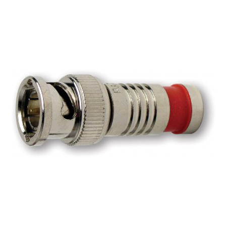18039 Platinum Tools SealSmart BNC RG6 Compression - Nickel Plated - 6 Pack