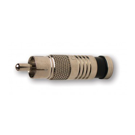 18051C Platinum Tools SealSmart RG6 Compression - Nickel Plated - 6 Pack