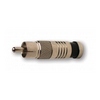 18065-25 Platinum Tools SealSmart RCA�RG6 Quad�Compression - Nickel�Plated�- 25 Pack