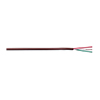 Show product details for 183THPL1N Remee 18 AWG 3 Conductors Unshielded Solid Bare Copper CL2 Plenum Thermostat Control Cable - 500' Reel - Brown
