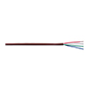 Show product details for 184THT1N Remee 18 AWG 4 Conductors Unshielded Solid Bare Copper CL2 Non-Plenum Thermostat Control Cable - 250' Reel - Brown