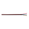 Show product details for 185THPT1N Remee 18 AWG 5 Conductors Unshielded Solid Bare Copper CL2 Plenum Thermostat Control Cable - 250' Reel - Brown
