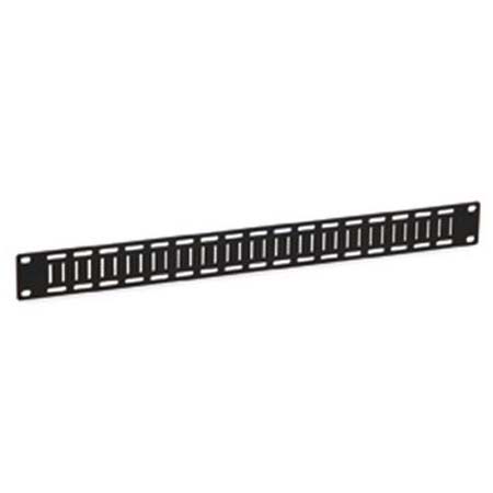 [DISCONTINUED] 1903-1-011-01 Kendall Howard 1U Flat Cable Lacing Panel - 10 Pack