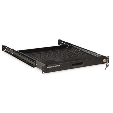 1910-3-003-01 Kendall Howard 1U Rack mount 4-Post Keyboard Tray