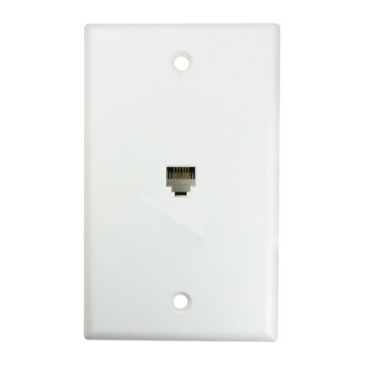 20-1512 Color Rite Phone Plate - White