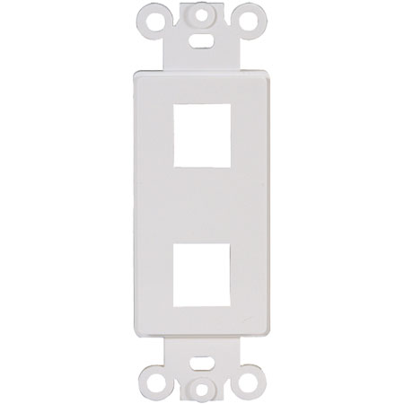 20-5152 2 Keystone Insert Decor Plate - White