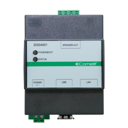 20004502 Comelit Player For Sound Transmssion Over Lan Without Amplifier