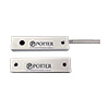 Show product details for 2020355 Potter HSC-M 1/4" Gap High Security Triple-biased Contact Switch with 18" Stainless Steel Armored Cable