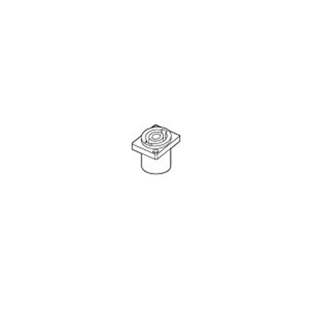 Vanco Square 4 Pin Female Speaker Cable Chassis Mount Connector