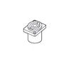 Show product details for 202580 Vanco Connector Speaker Cable 4 Pin Female Square Chassis Mount
