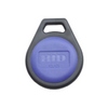 2052HNNAN-100 HID 205 iClass Key 16k Bits (2k Bytes) with 16 Application Areas Key II - Black with Blue Insert Front No Back Sequential Matching Internal/External Engraved Numbers - 100 Pack