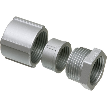 206-10 Arlington Industries 2-1/2" 3-Piece Coupling - Pack of 10