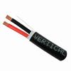 Show product details for 209-2328/DB Vertical Cable 18 AWG 2 Conductors Stranded Bare Copper Non-Plenum Direct Burial Audio Cable - 500' Pull Box - Black