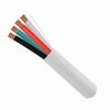 209-2329 Vertical Cable 18 AWG 4 Conductors Stranded Bare Copper CMR/CL3 Non-Plenum Audio Cable - 500' Pull Box - White