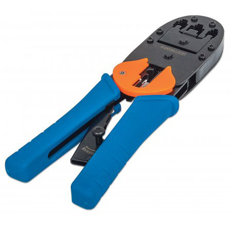 211048 Intellinet Universal Modular Plug Crimping Tool For RJ45 - RJ12 and RJ11 modular plugs