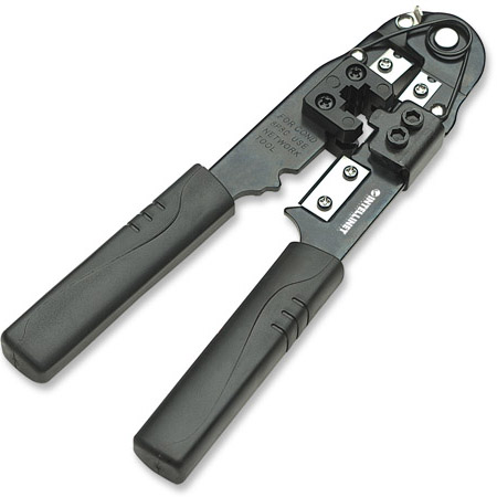 211062 Intellinet Modular Plug Crimp Tool For RJ45 Plugs - Strips and Cuts