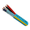 Show product details for 214-2321/TL Vertical Cable 22AWG/2 Shielded Aluminum Foil Data Cable Plus 18AWG/2 Unshielded Power Stranded Bare Copper Conductors CM/CL3 Non-Plenum Access Control Cable - 1000' Spool - Teal with Yellow Stripe